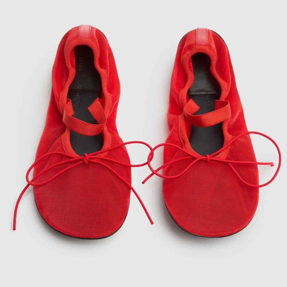 Proenza Schouler Mesh Mary Jane Flats, - size 6